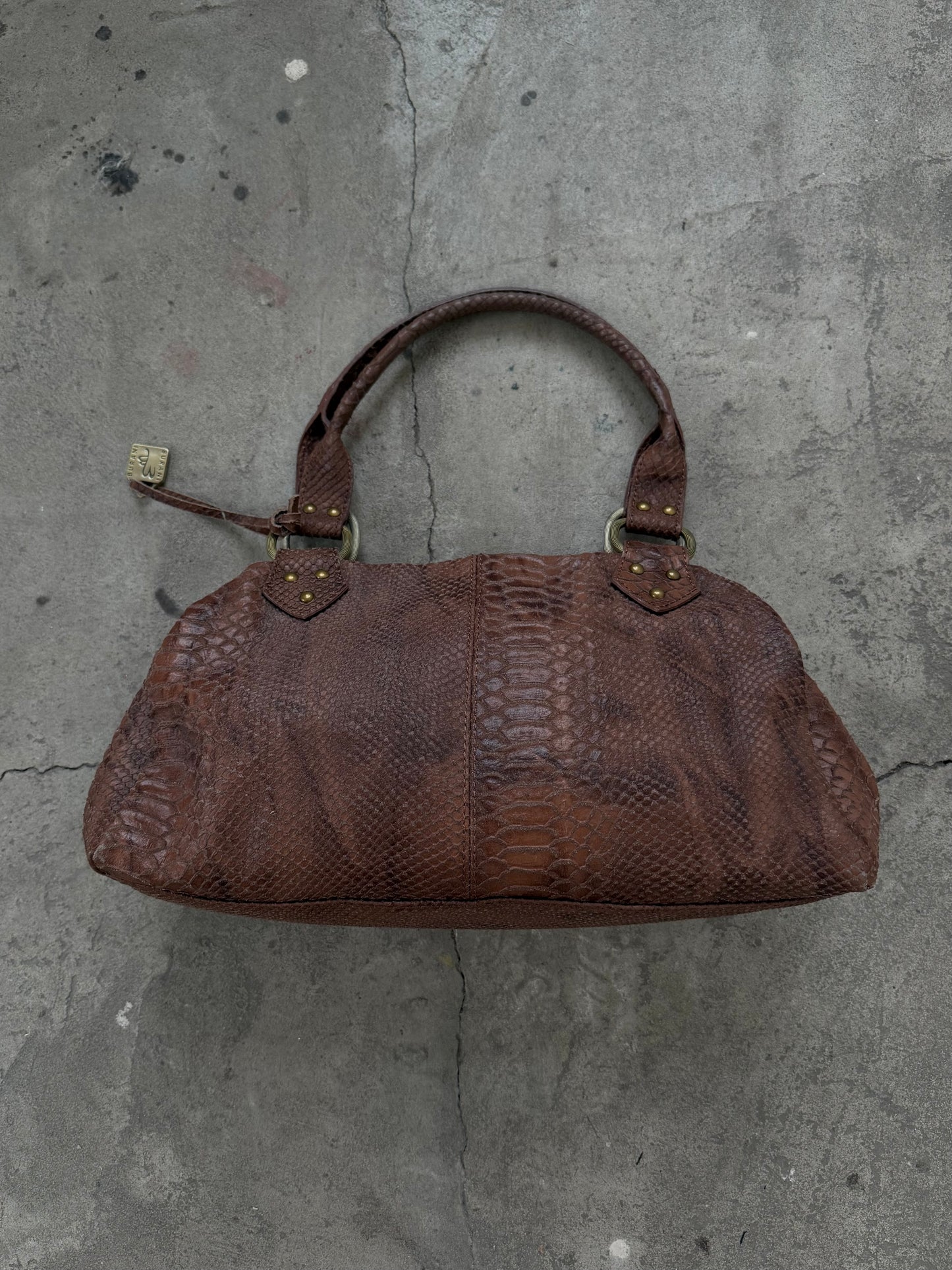 Vintage leather bag TWINKLING GLOBAL