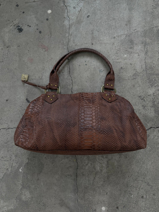 Vintage leather bag TWINKLING GLOBAL