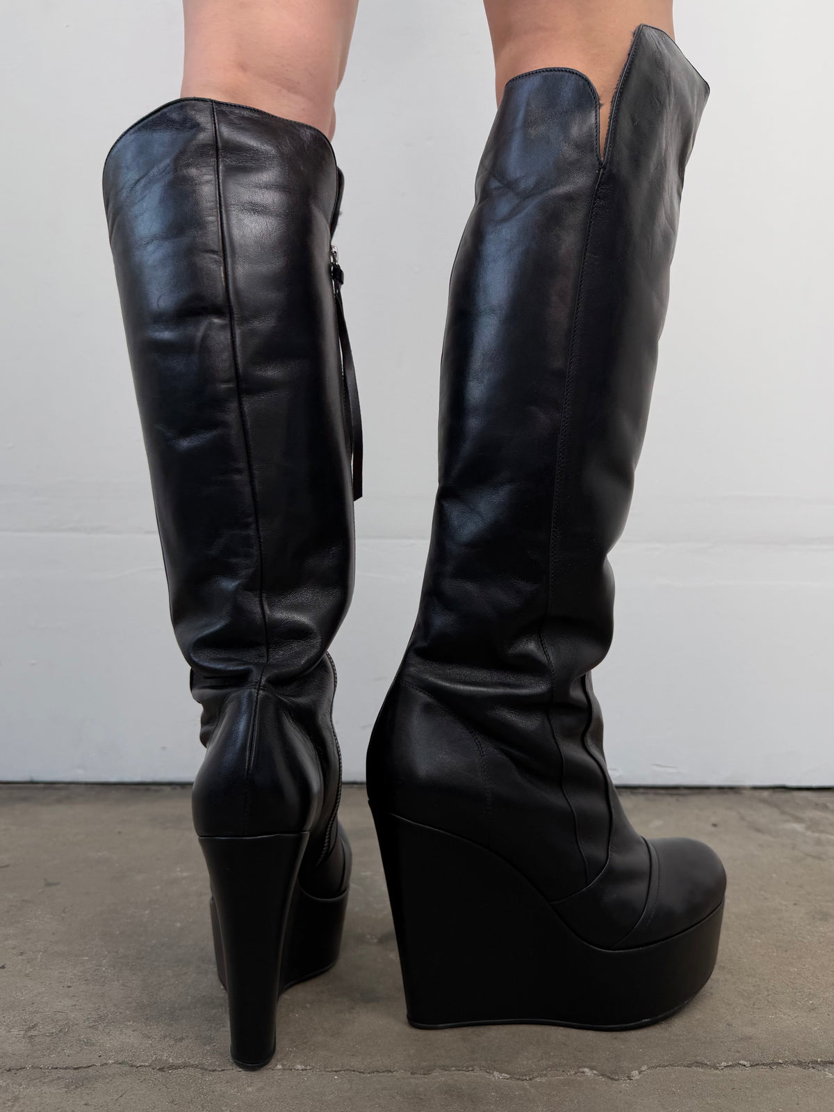 Bruno Bordese over-the-knee platform boots TWINKLING GLOBAL