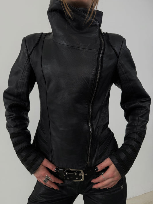 Vintage leather jacket TWINKLING GLOBAL