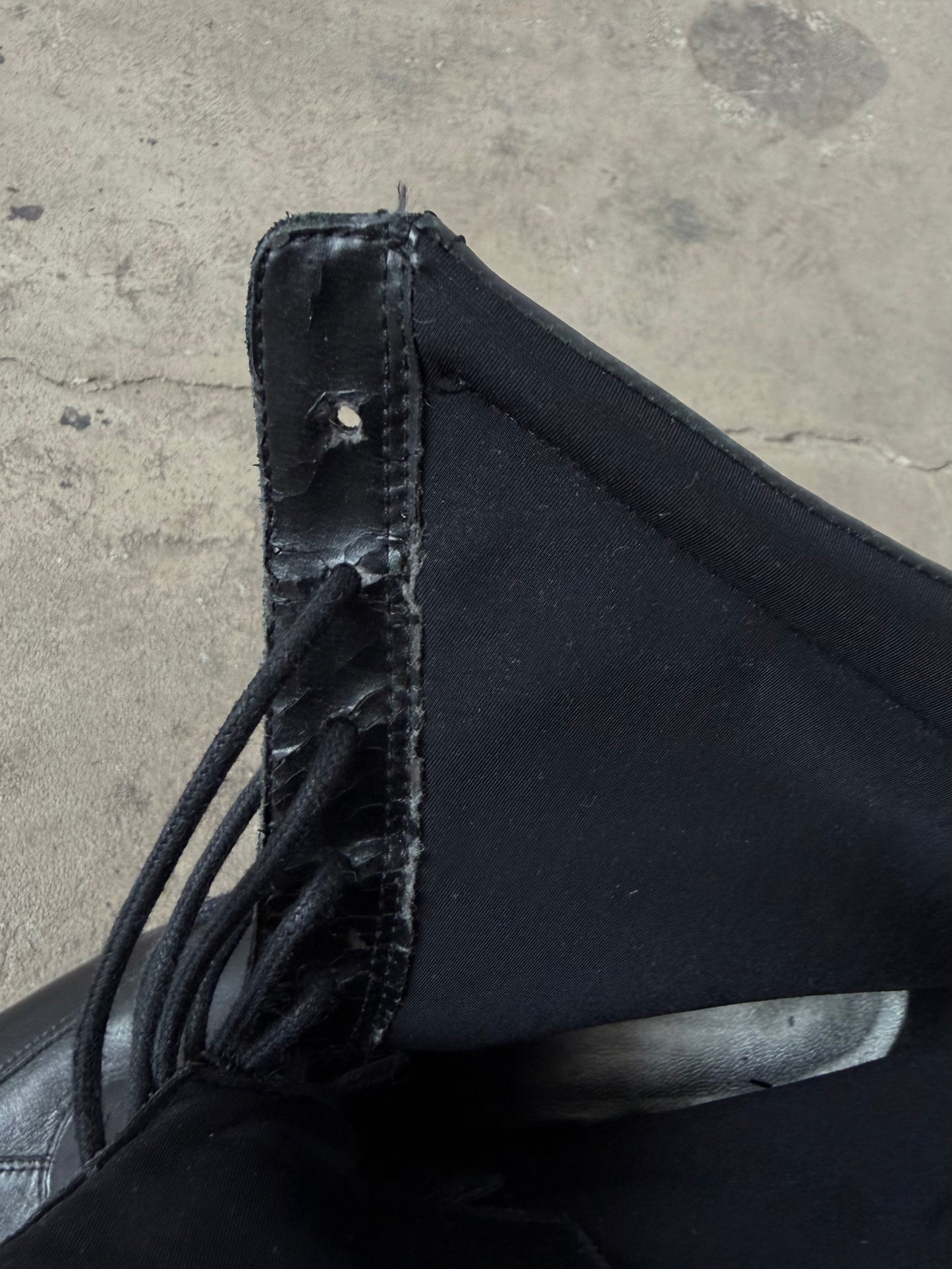 Leather lace-up ankle boots TWINKLING GLOBAL
