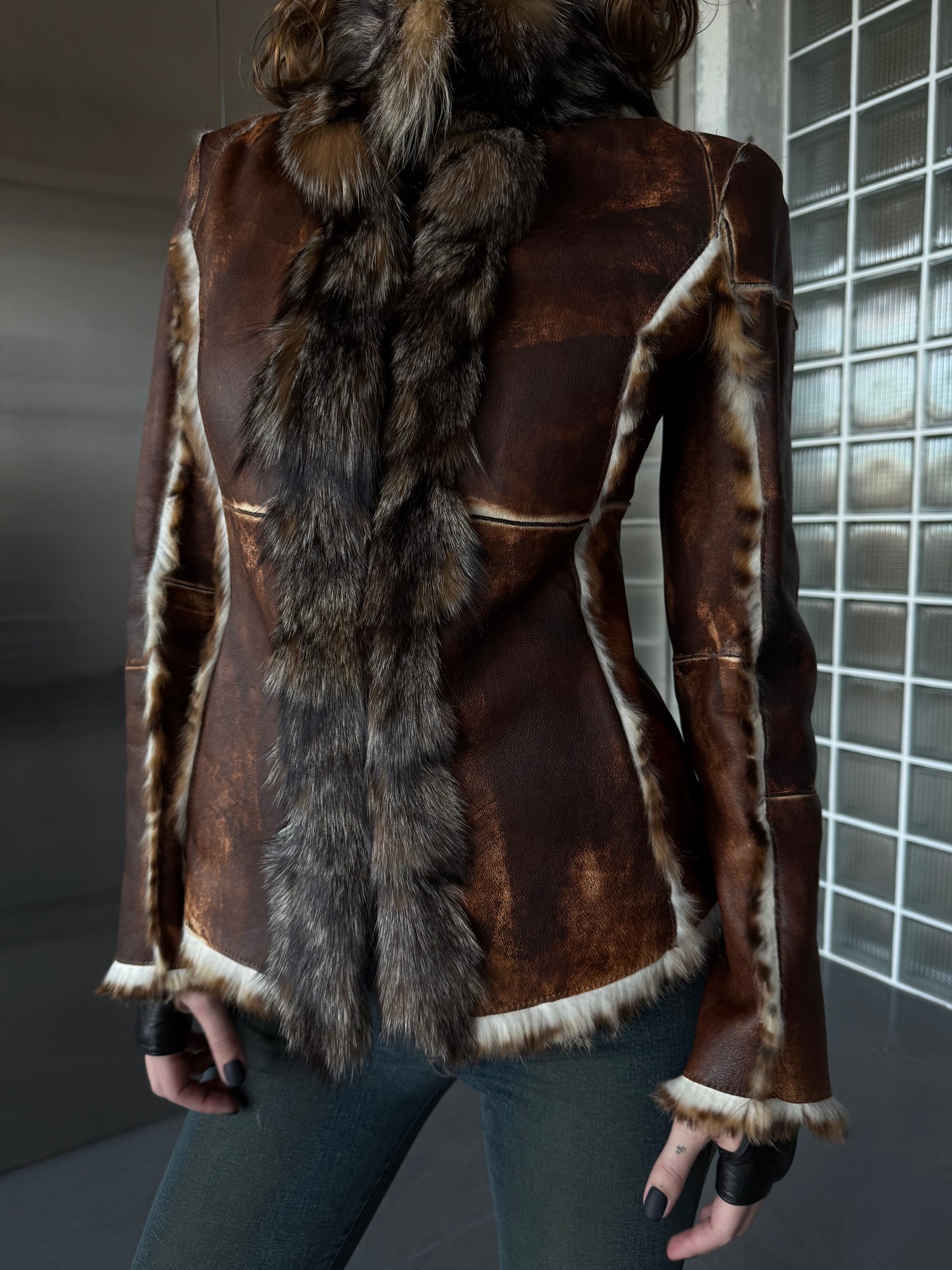 Vintage Italian leather jacket Twinkling Global