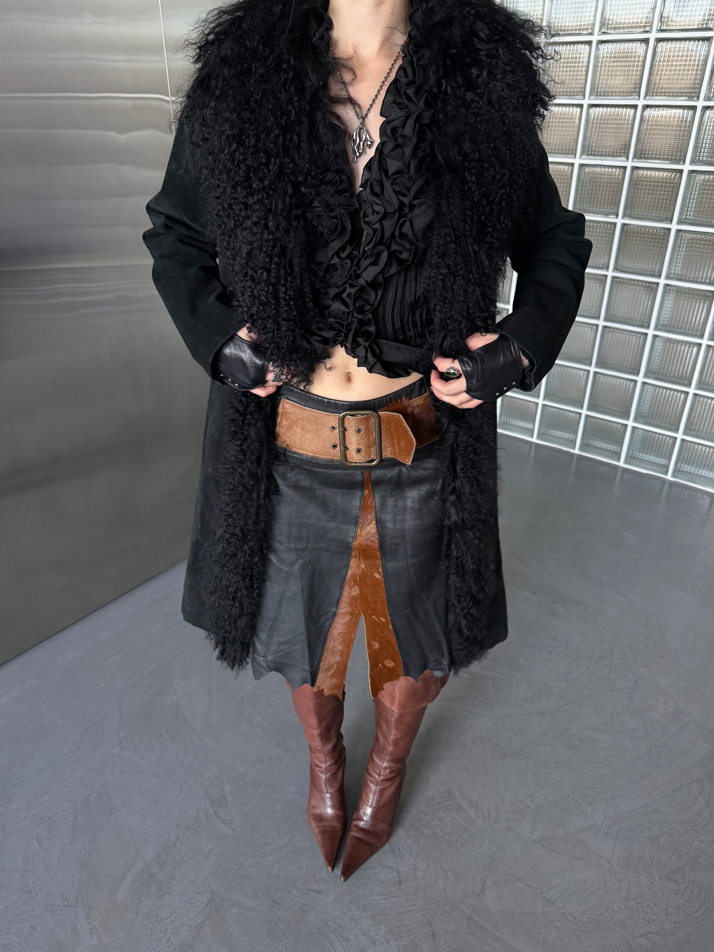 Vintage suede Penny Lane Afghan coat Twinkling Global