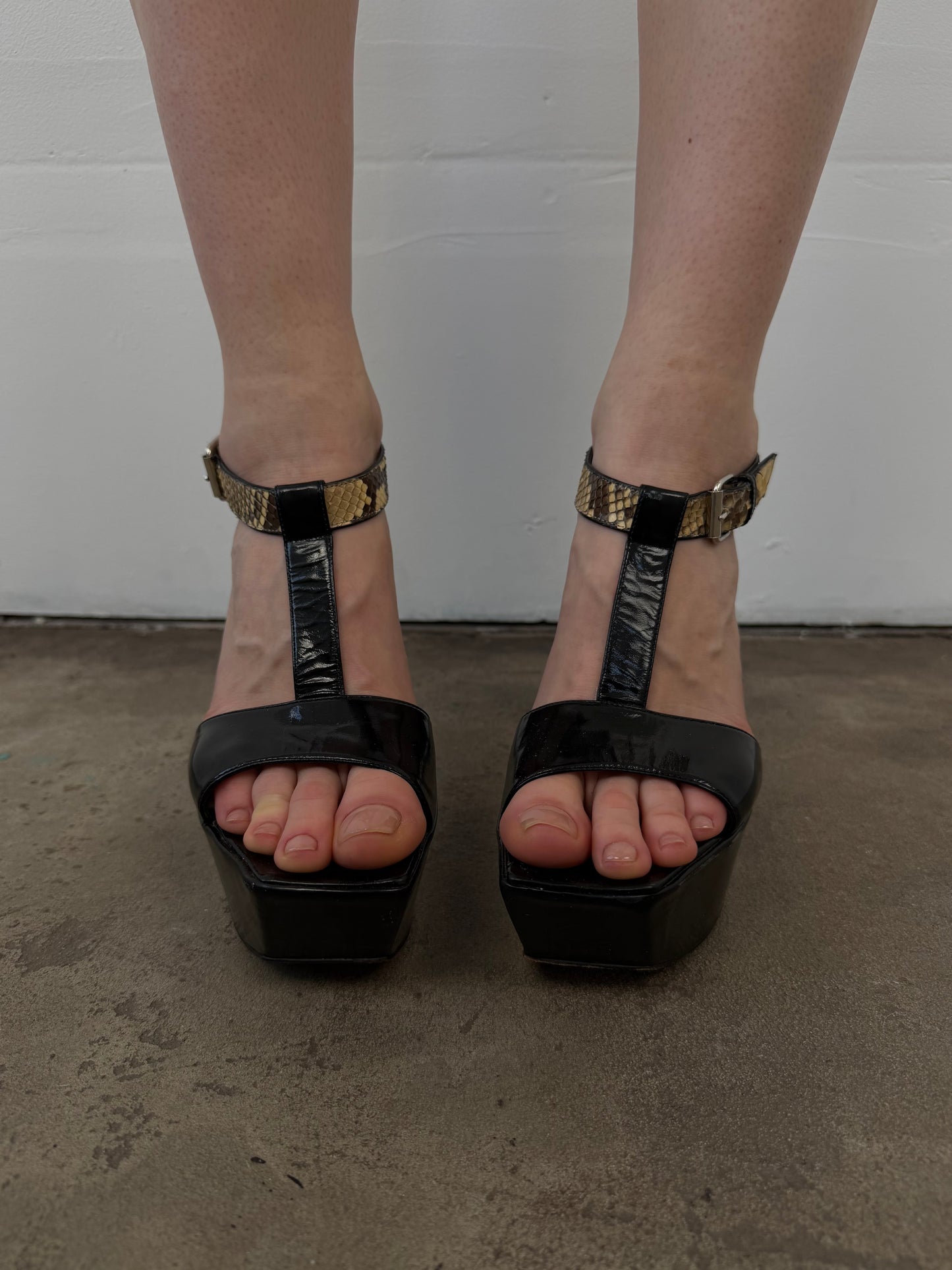 Vintage Casadei platform sandals TWINKLING GLOBAL
