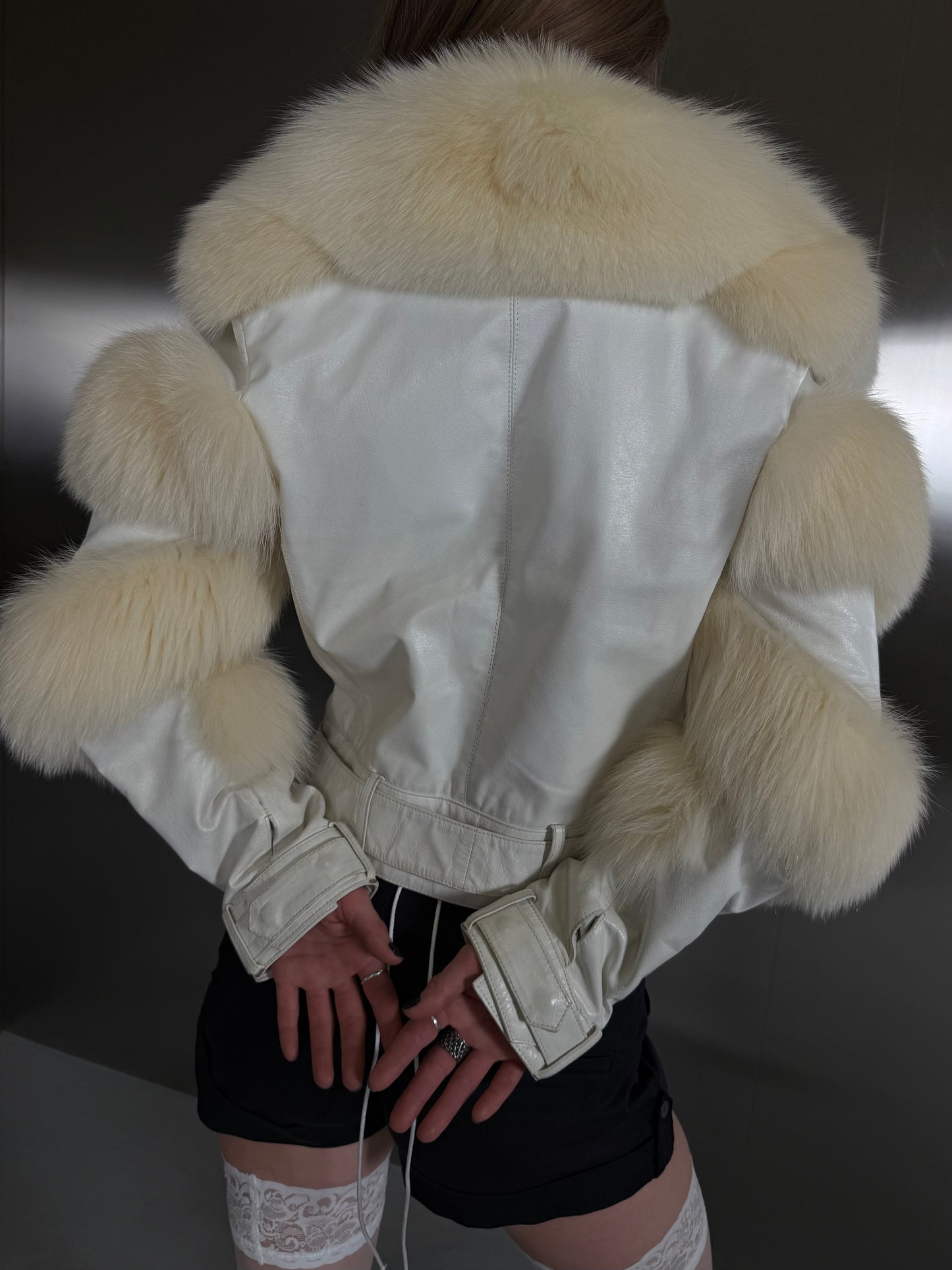 Vintage leather jacket TWINKLING GLOBAL