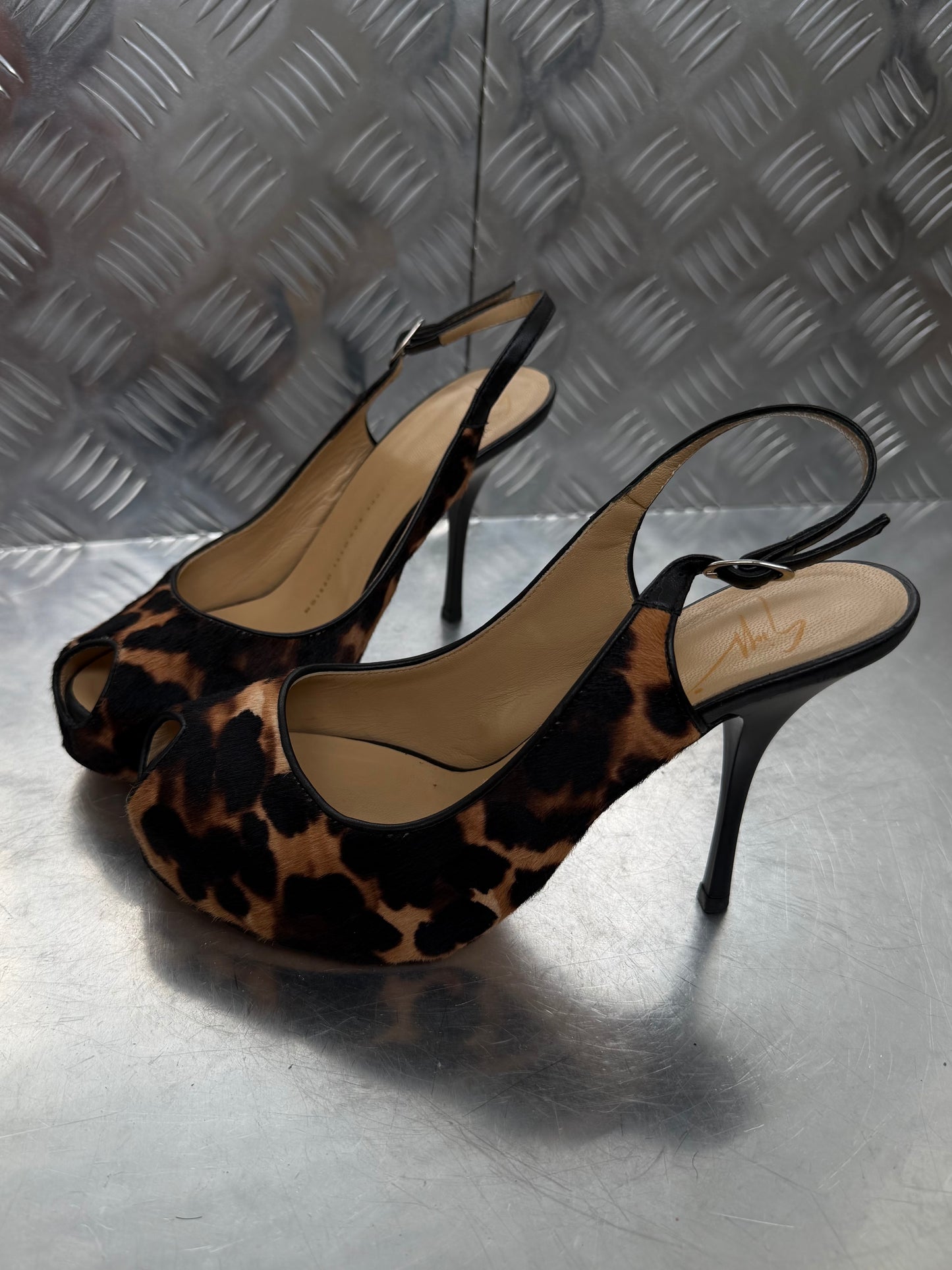 Vintage Giuseppe Zanotti leather heels TWINKLING GLOBAL