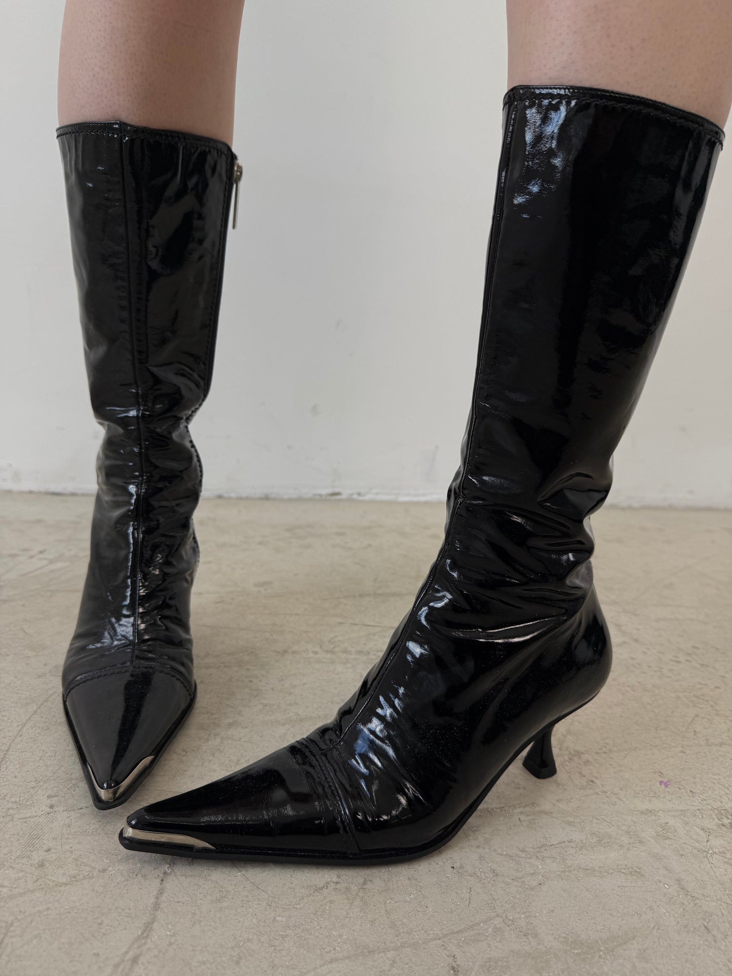 Vintage Luciano Podavan leather boots TWINKLING GLOBAL