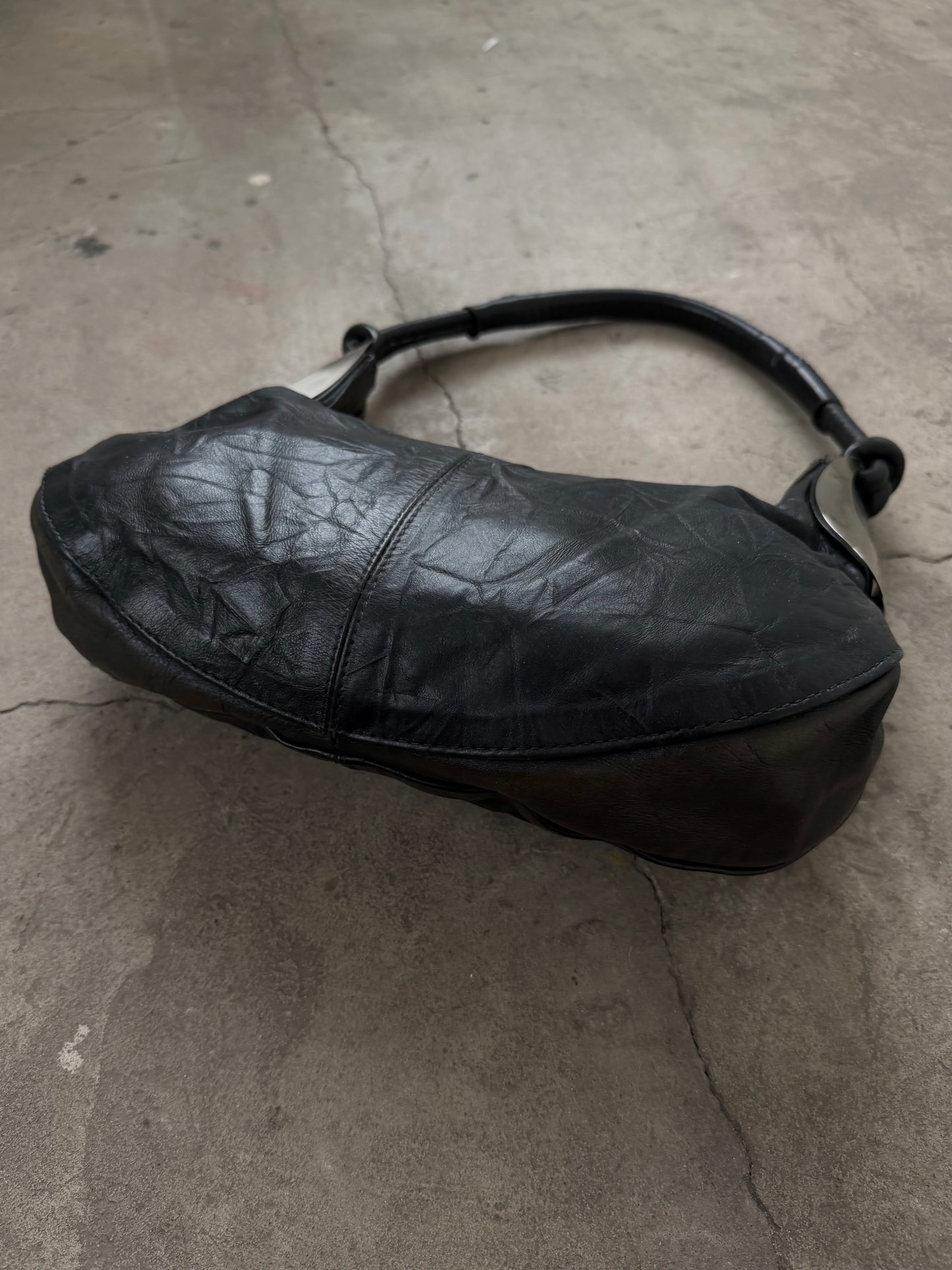 Vintage leather shoulder bag TWINKLING GLOBAL