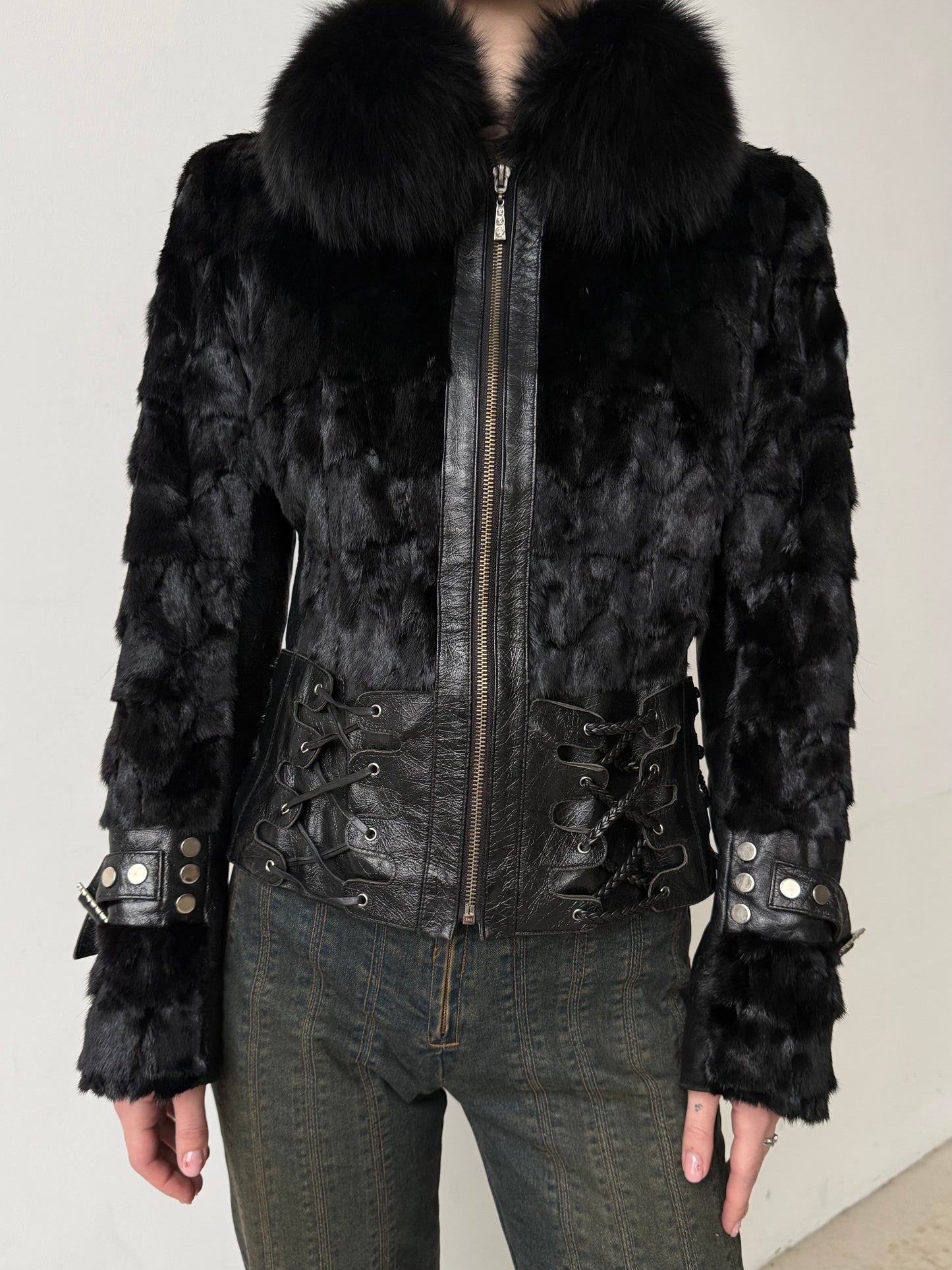 Vintage Leather Jacket TWINKLING GLOBAL